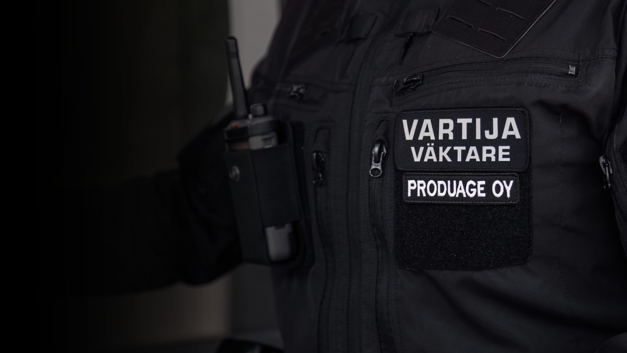 Produagen järjestyksenvalvojat tapahtumassa